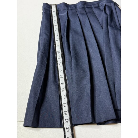 French Toast Navy Pleated School Uniform Skirt Size 12 Adjustable Waist - Picture 5 of 6